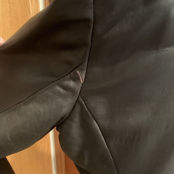 Jones New York Leather Jackets Women's Medium Full Zip - Picture 12 of 12